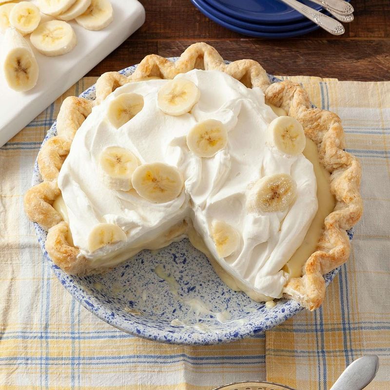 Banana Cream Pie with Vanilla Bean Custard