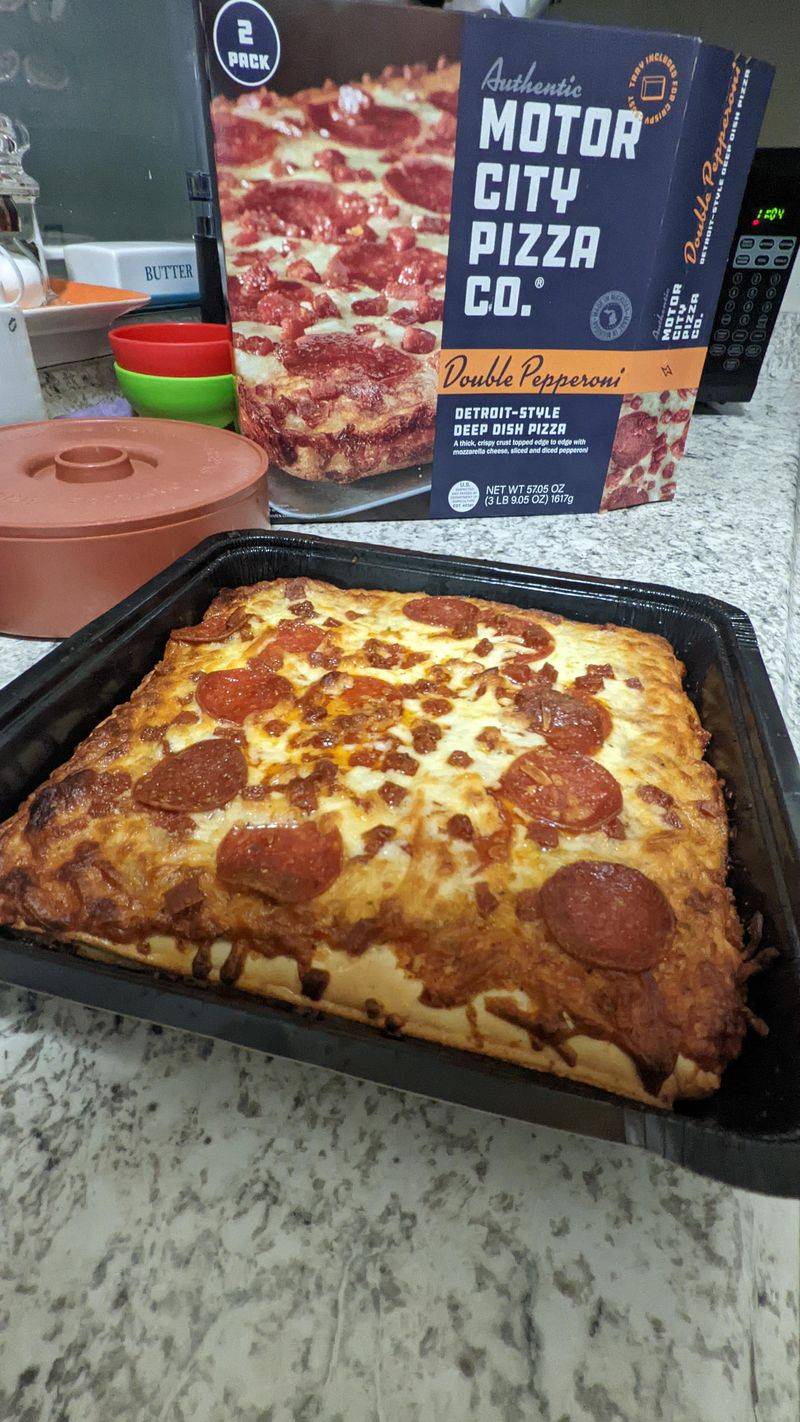 Motor City Deep Dish Pizza (Four Cheese or Pepperoni)