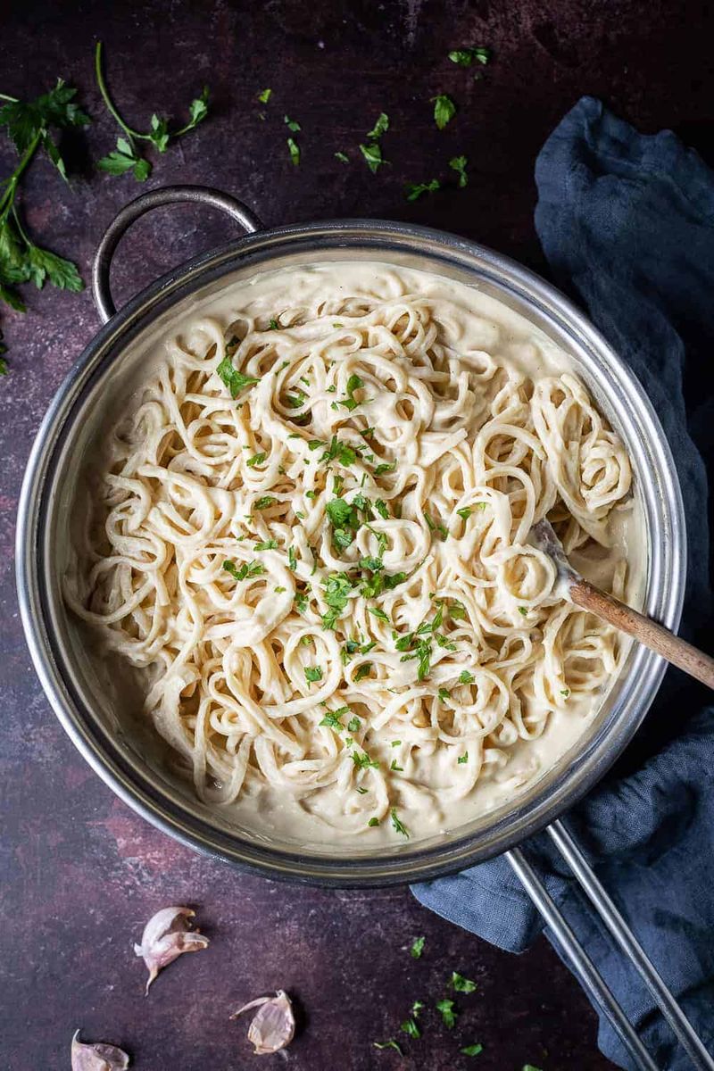 Cauliflower Alfredo Pasta