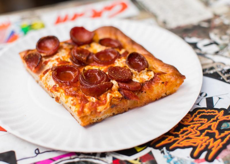 Prince Street Pizza’s Pepperoni Square (NYC)