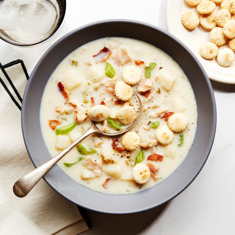 Cream-Based Soups (Clam Chowder, Potato Leek)