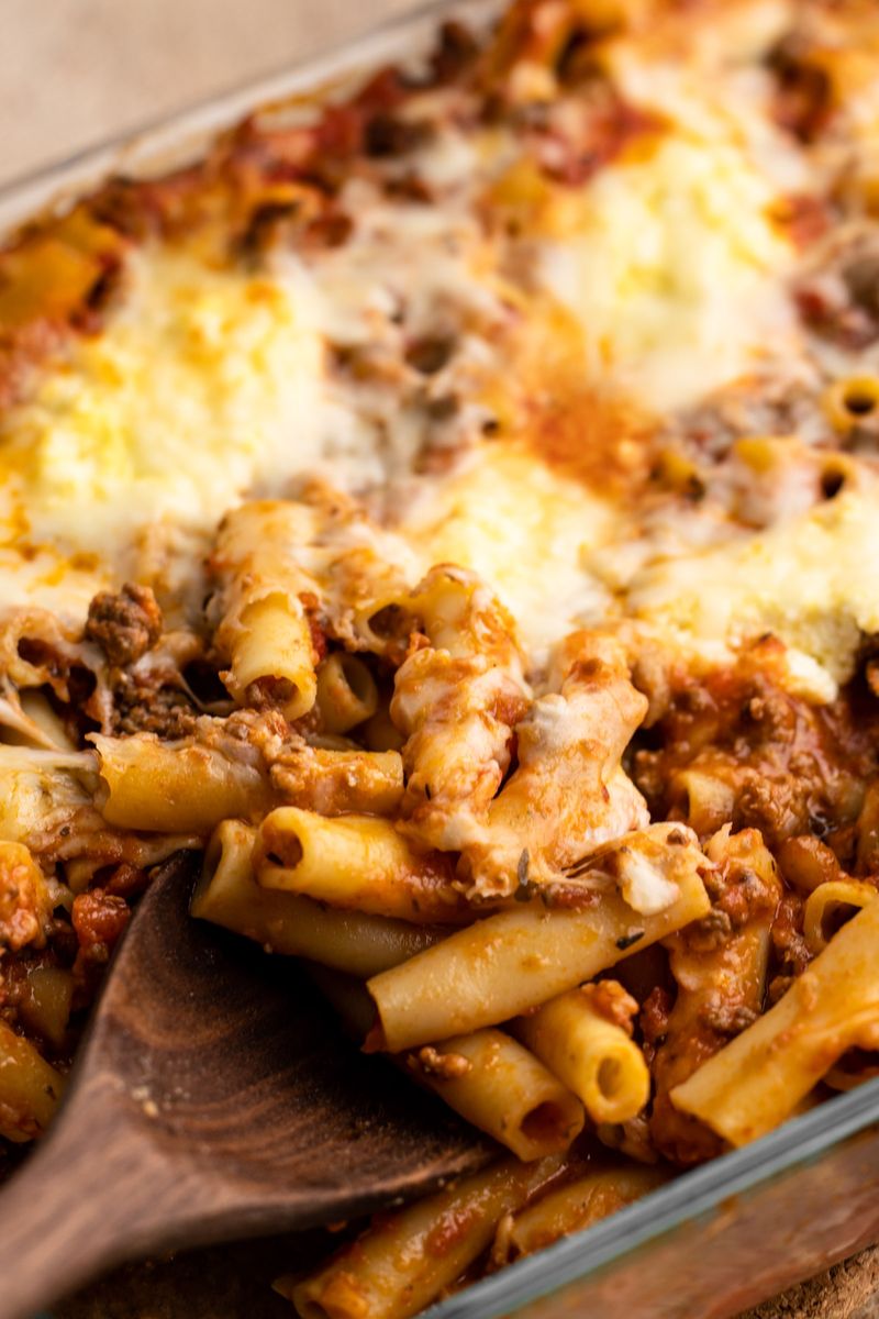 No-Boil Baked Ziti
