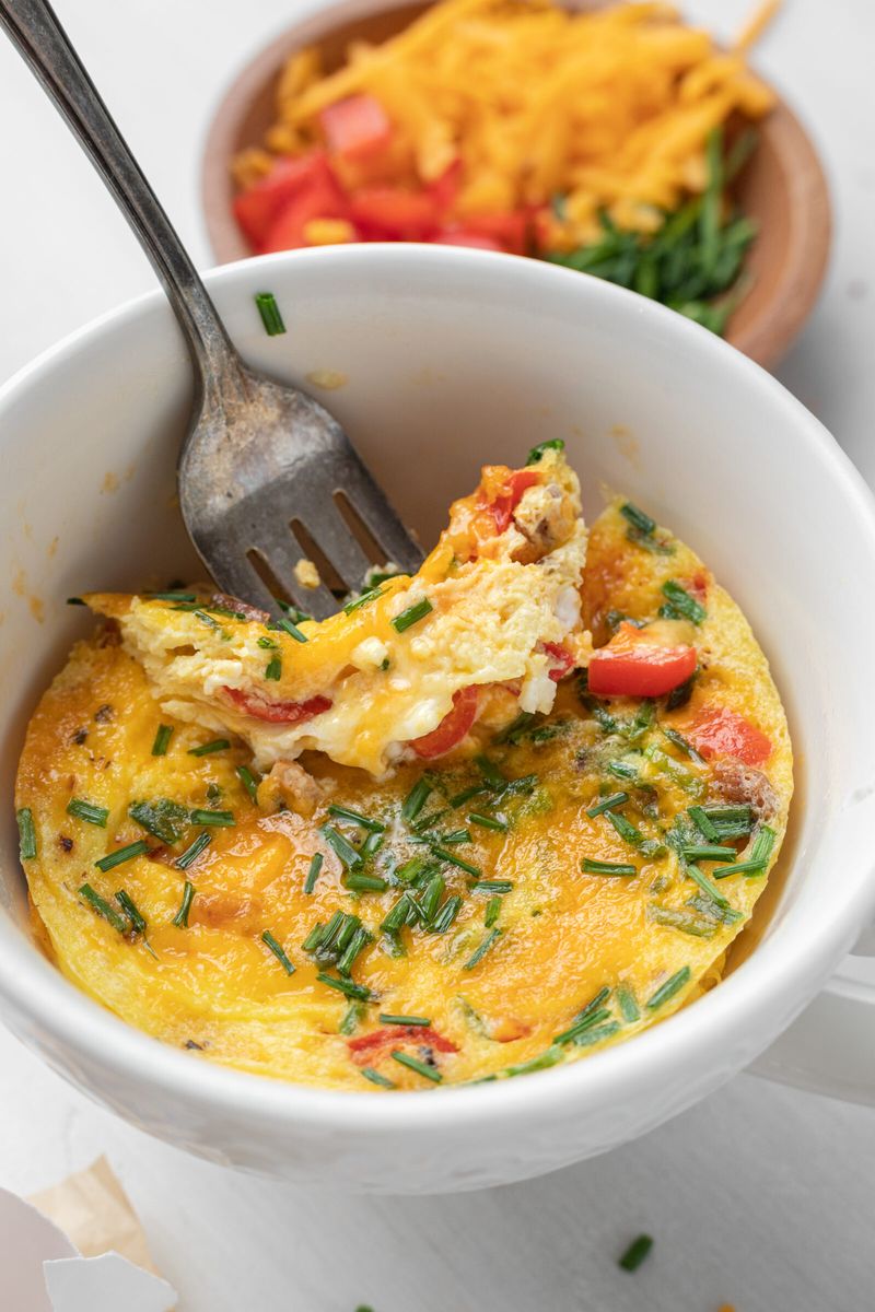 Microwave Mug Omelet