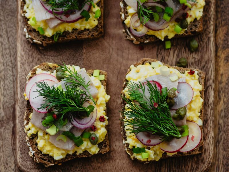 Egg Salad on Toast or Crackers