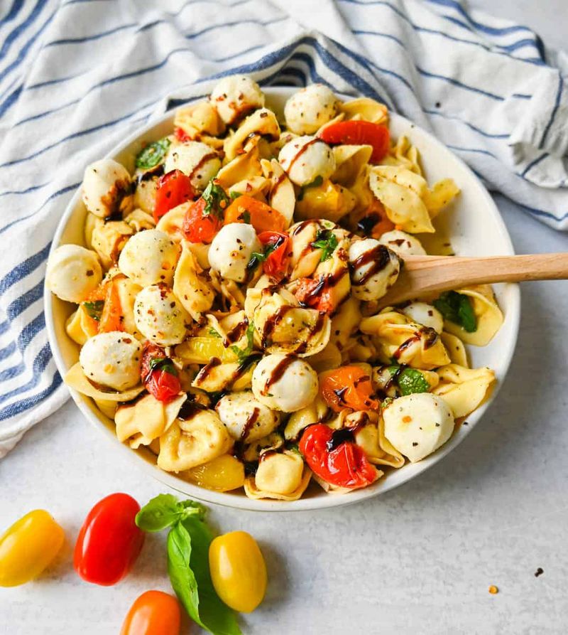 Caprese Tortellini Bowl