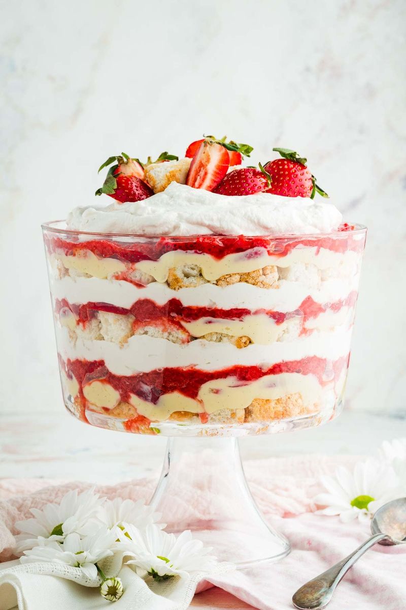 Strawberry Shortcake Icebox Trifle
