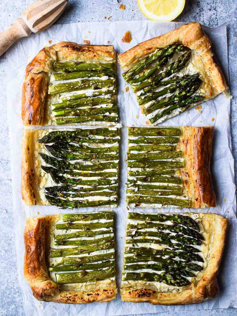 Asparagus & Goat Cheese Tart