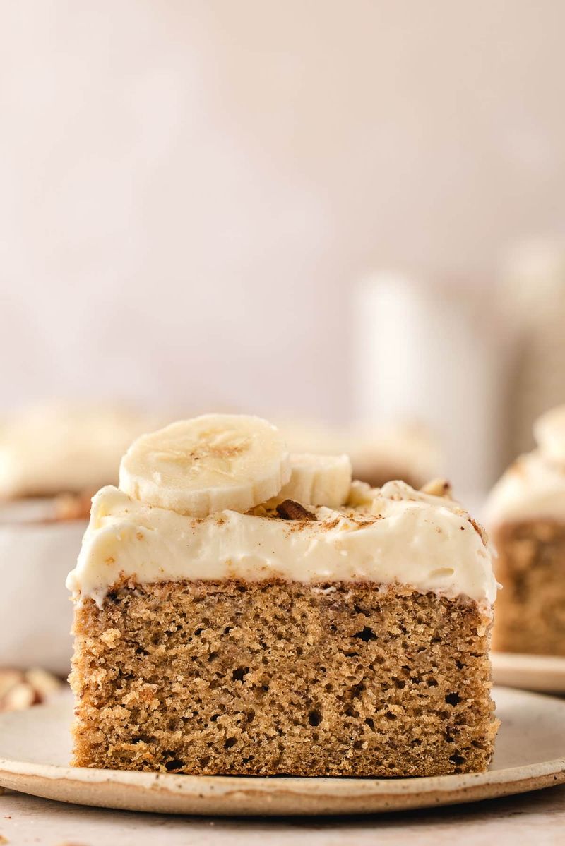 Banana Sheet Cake with Cream Cheese Frosting