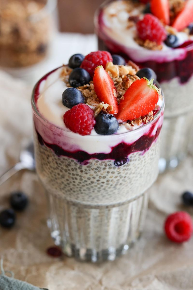 Chia Pudding with Berries