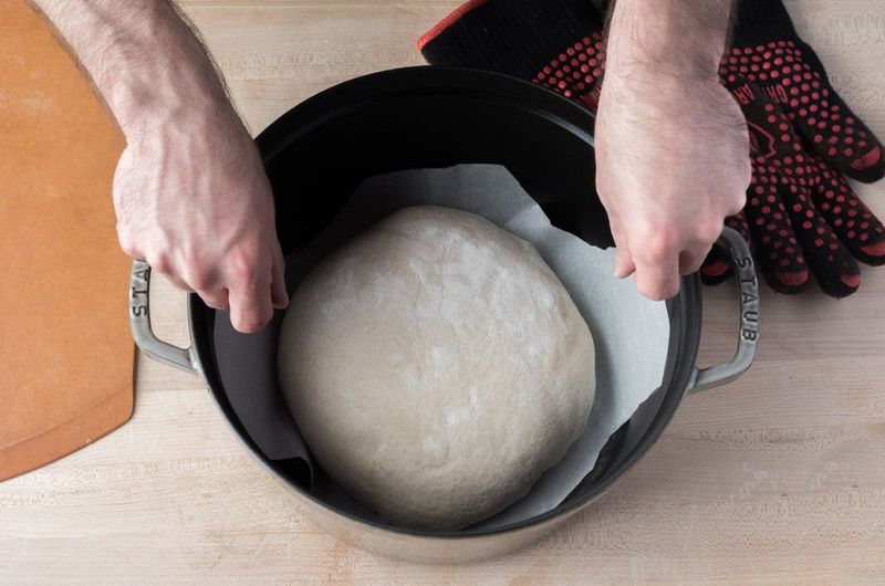 Bake on Parchment Paper, Then Slide into a Hot Pot