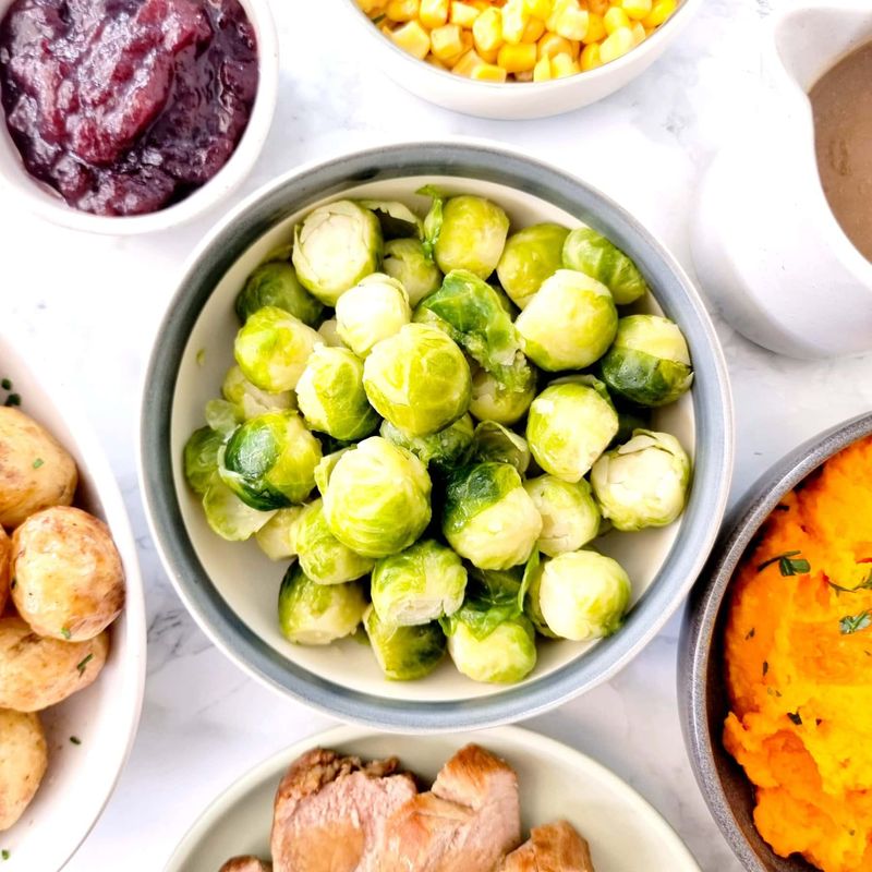 Boiled Brussels Sprouts