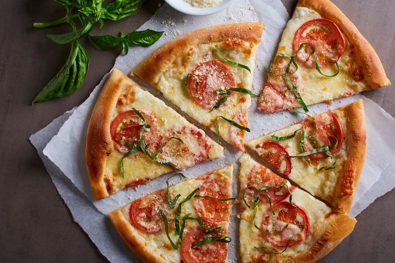 California Pizza Kitchen’s Five Cheese + Fresh Tomato