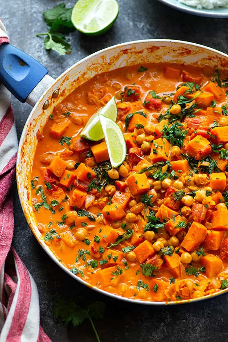 Thai Coconut Curry Chickpeas