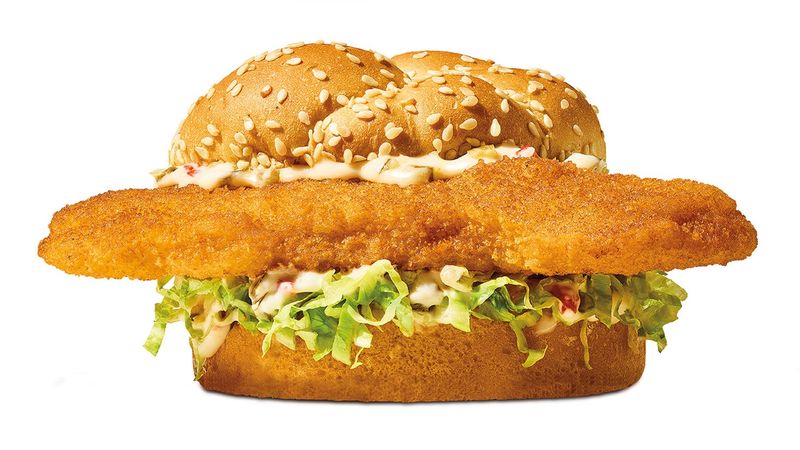 Crispy Fish Sandwich Deluxe