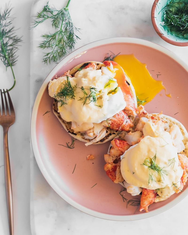 Maine – Toasted Brioche with Lobster, Scrambled Egg, and a Touch of Lemon Butter