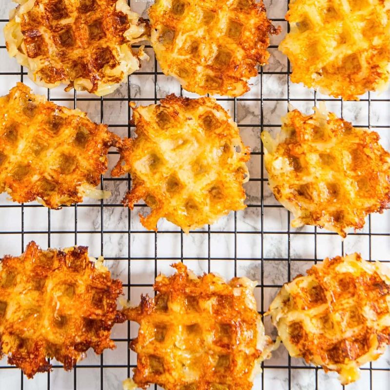 Crispy Potato Waffles