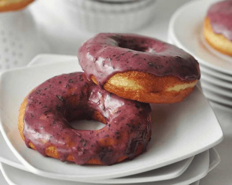 Blueberry Basil Donut