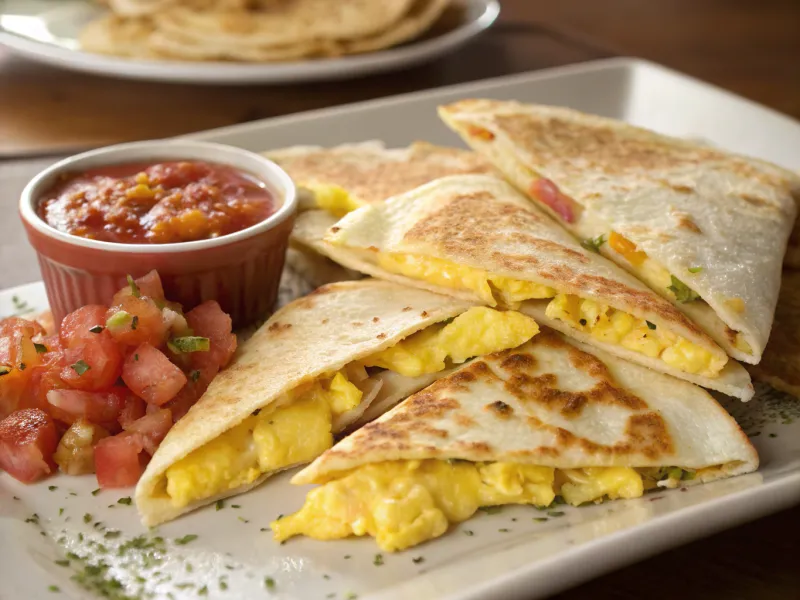 Egg and Cheese Quesadillas