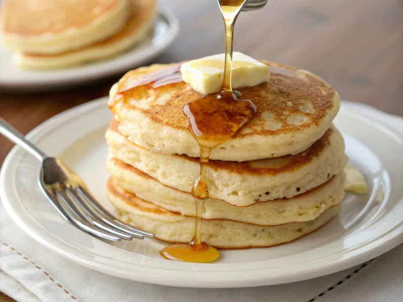 Fluffy Pancakes Using Added Eggs