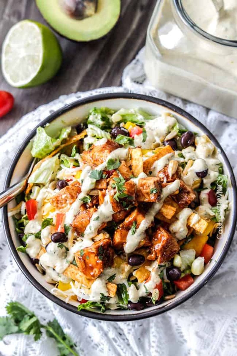 Chipotle – Salad Bowl with Chicken or Sofritas