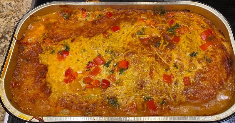 Enchilada Bake with Rotisserie Chicken