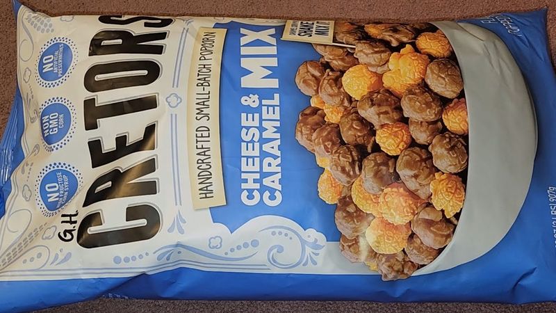 G.H. Cretors Cheese & Caramel Popcorn Mix