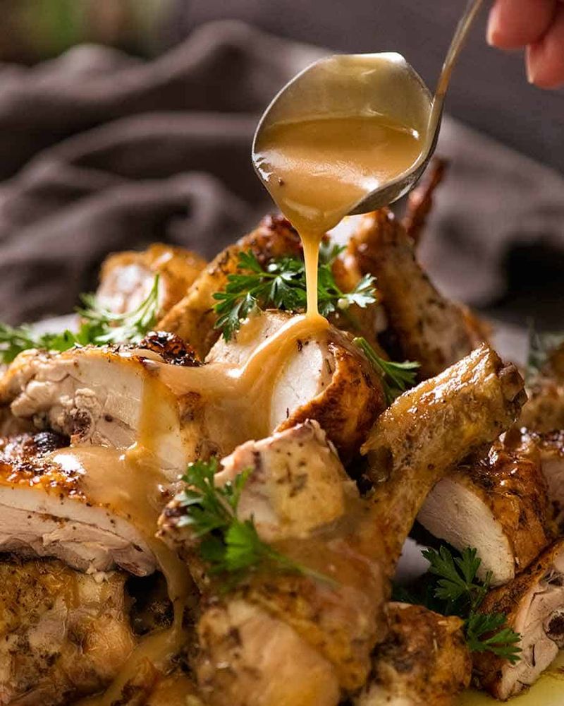 Roast or Baked Chicken (With Skin On)