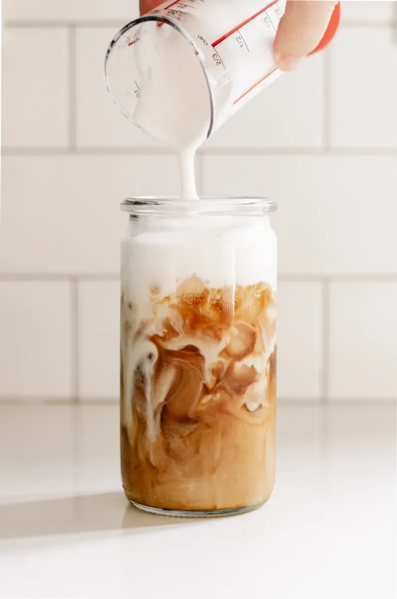 Cold Milk with Flavor Syrups