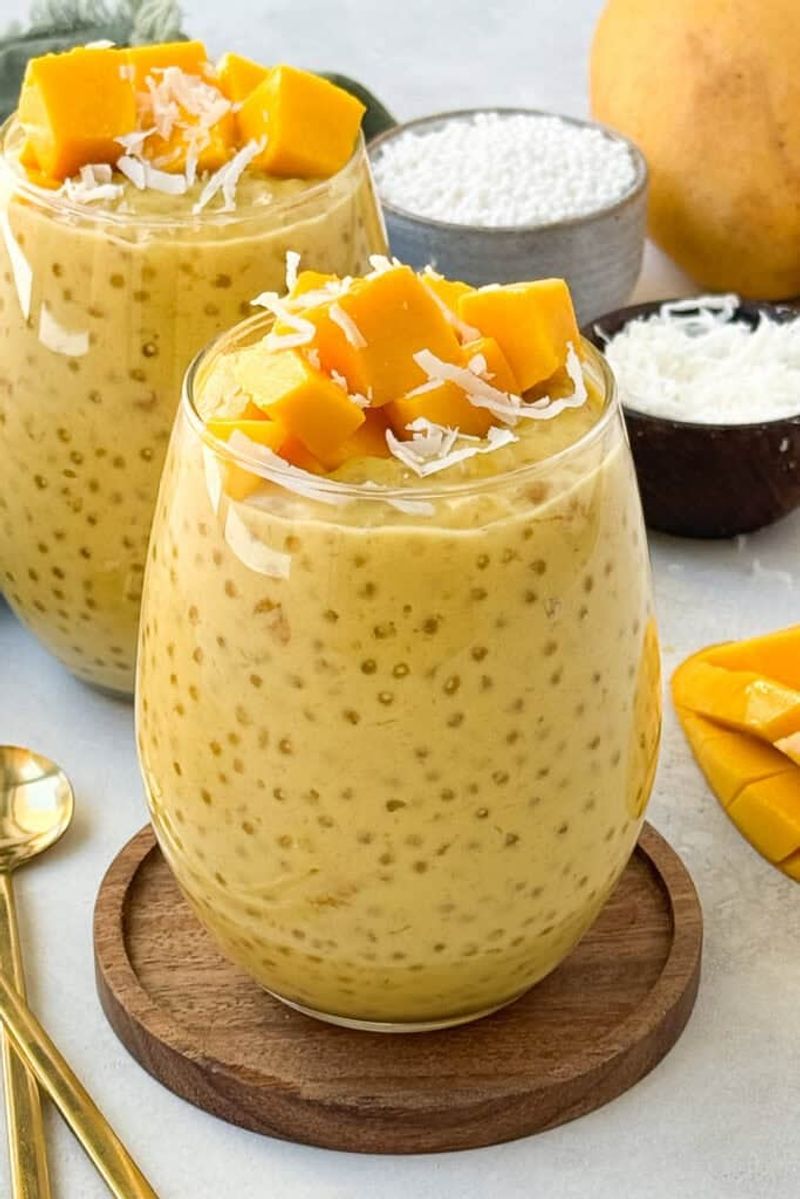 Mango Tapioca Pudding