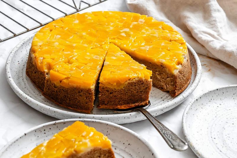 Spiced Mango Cake with Cardamom and Ginger