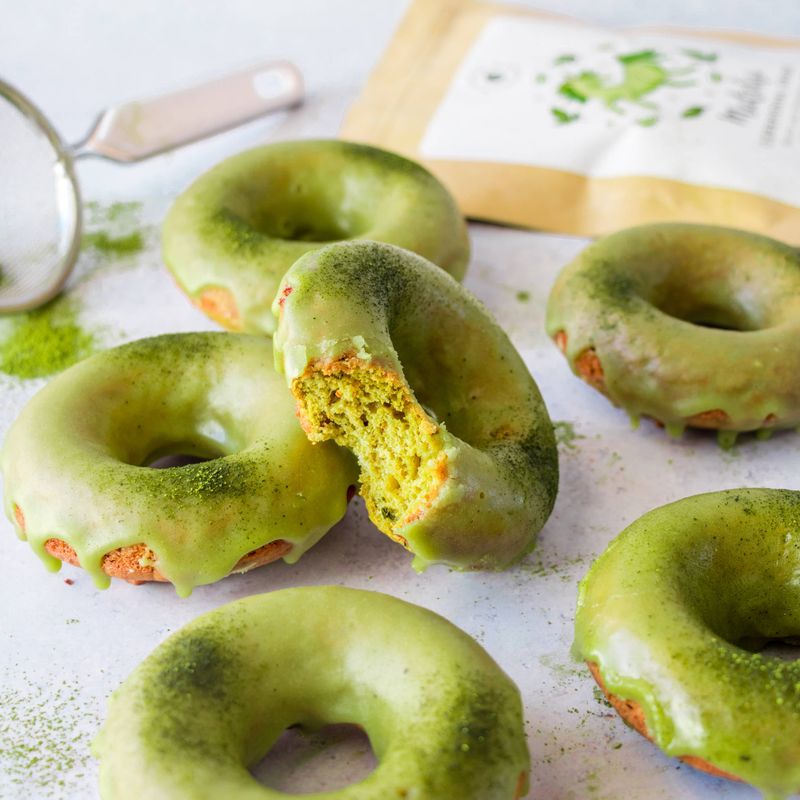 Matcha Glazed Donut