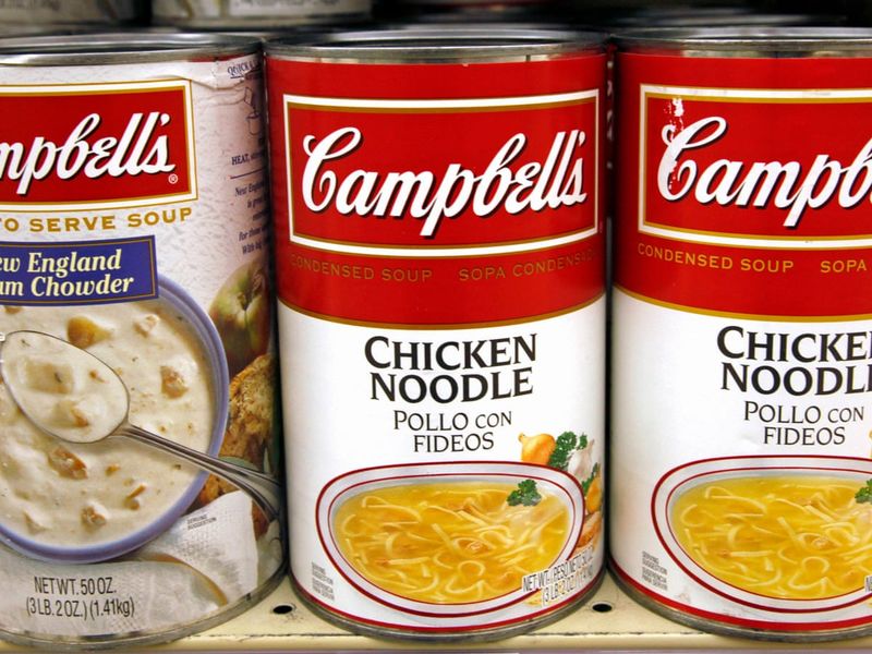 U.S. Canned Soup (with BPA Lining)