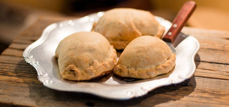 Michigan – Breakfast Pasty with Eggs, Sausage, and Potatoes Wrapped in Flaky Crust
