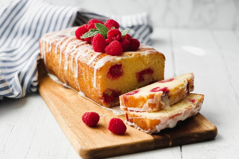 Lemon-Raspberry Yogurt Cake
