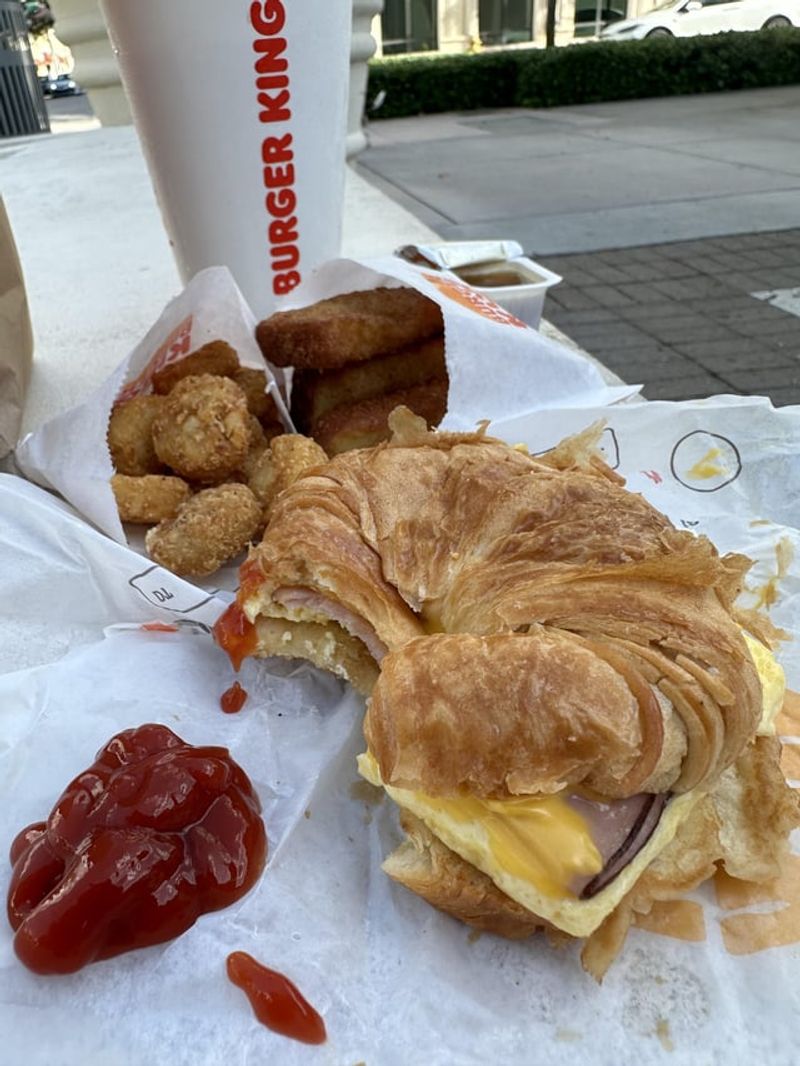 Burger King Croissan'wich with Ham