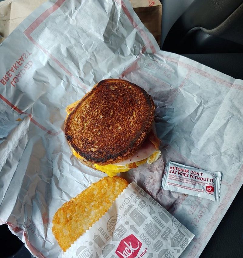 Jack in the Box Loaded Breakfast Sandwich