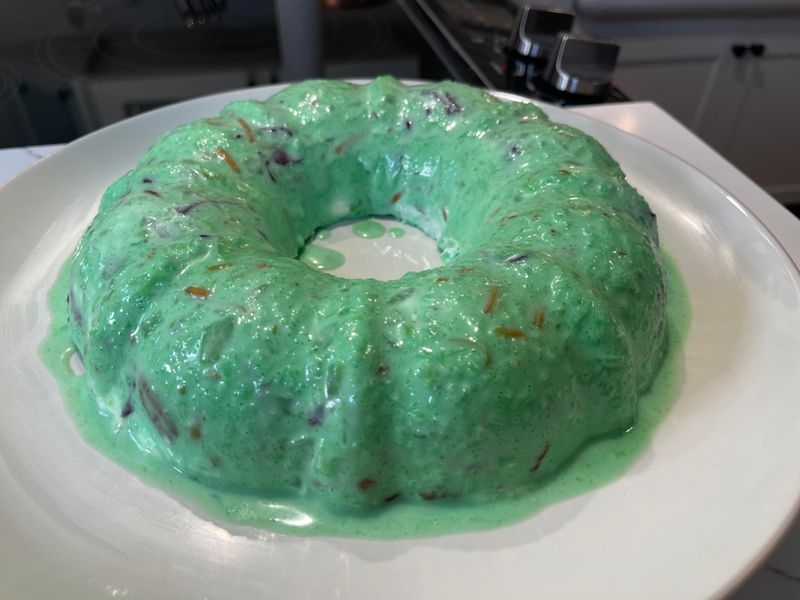 Jell-O Salad with Mystery Fruit