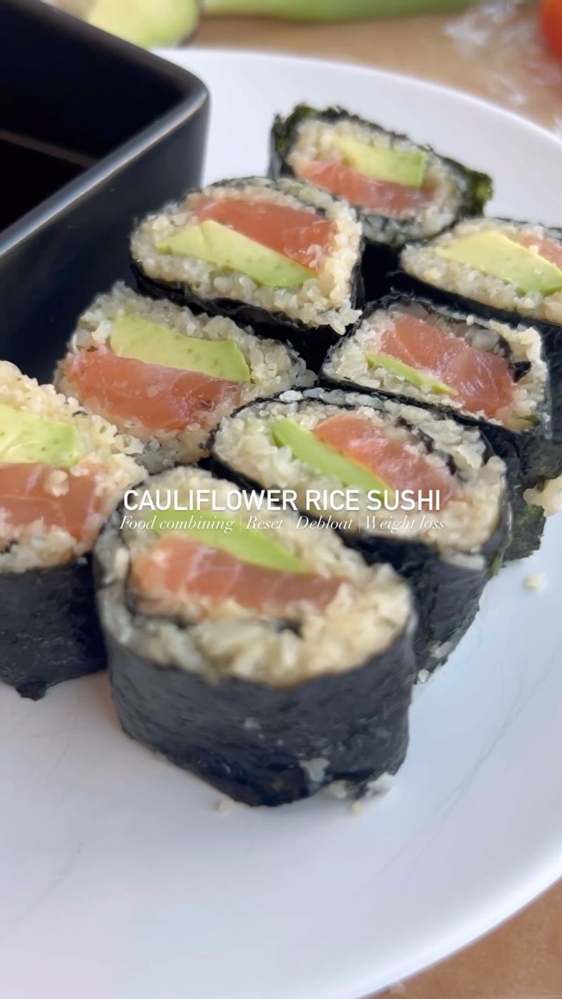 Cauliflower Rice Sushi