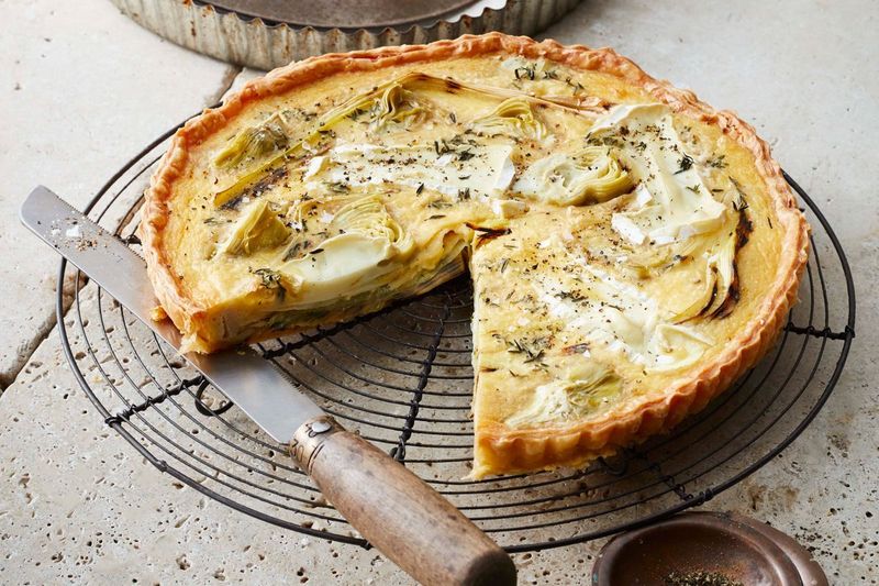 Artichoke and Leek Tart