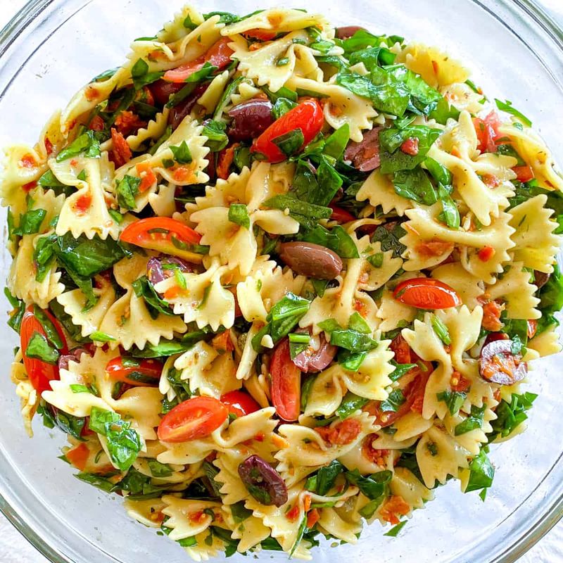 Mediterranean Bowtie Salad