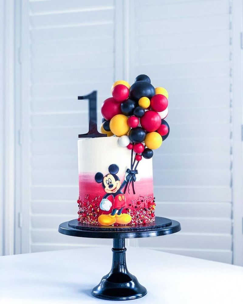 Mickey Balloons Cake