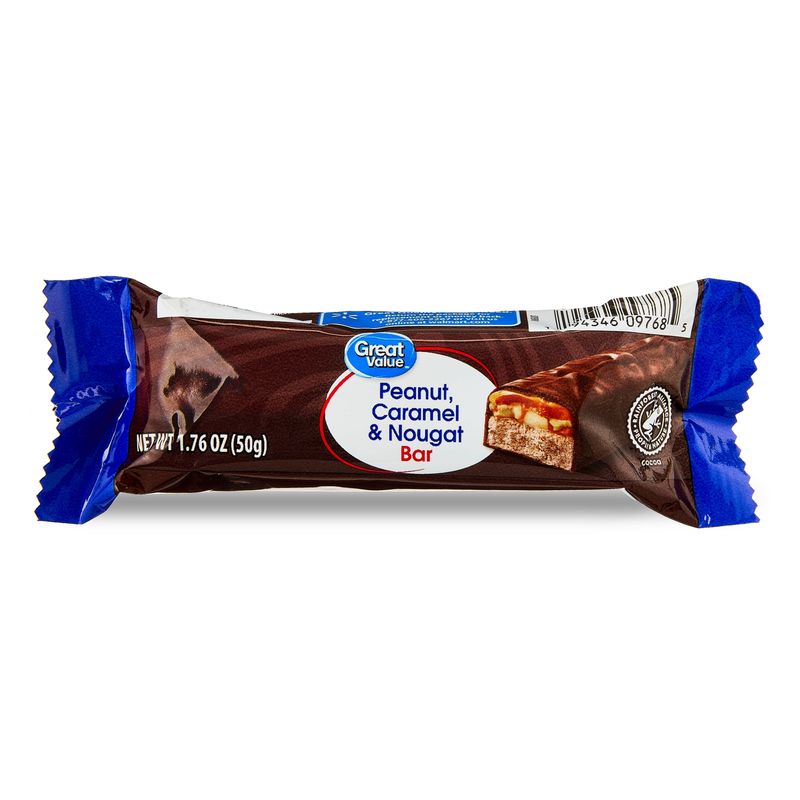 Candy Bars with Caramel and Nougat