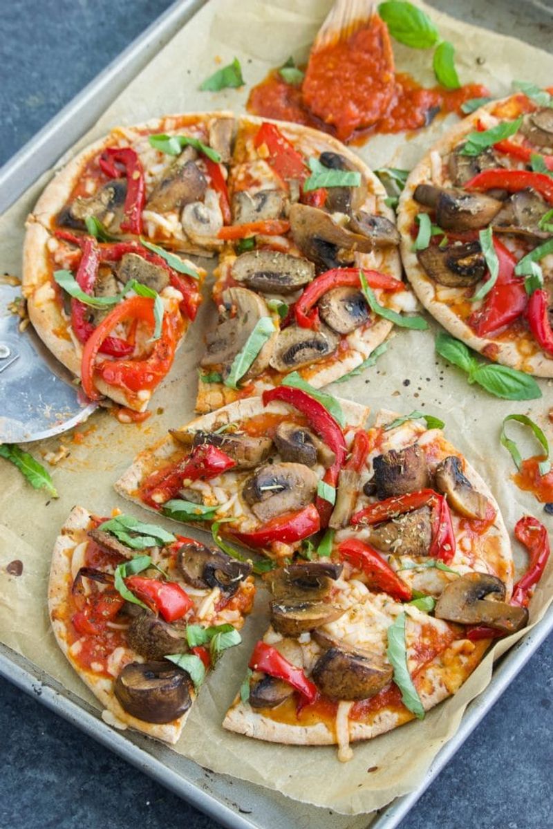 Whole Wheat Pita Pizza