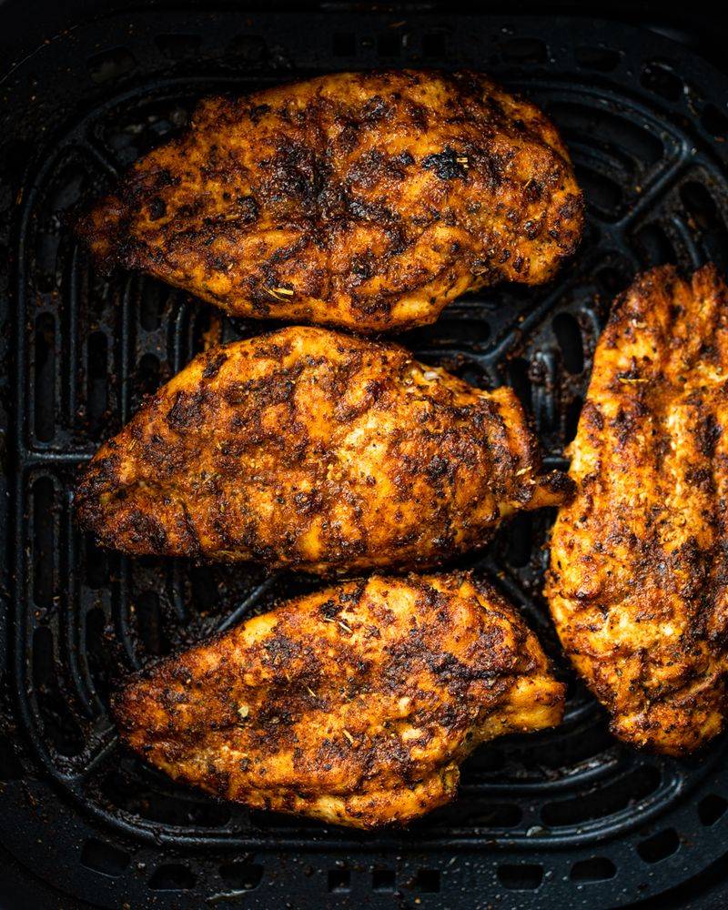 Air-Fried Chicken Breast (Overcooked)
