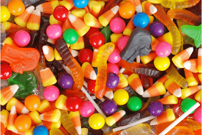 Candy Corn and Gummy Candy