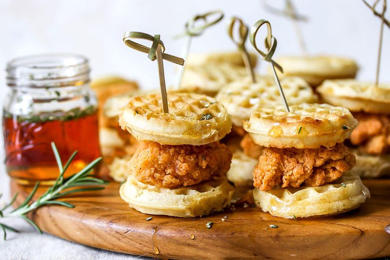 Chicken & Waffle Bites