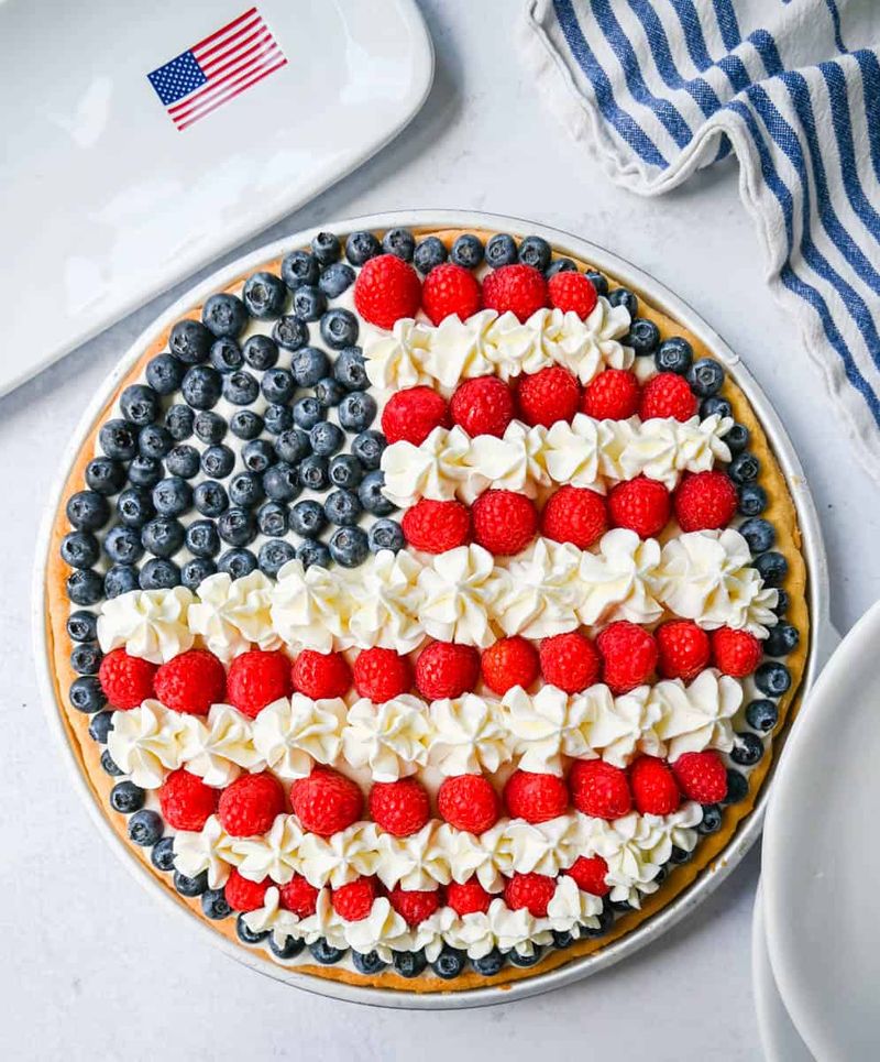American Flag Fruit Pizza
