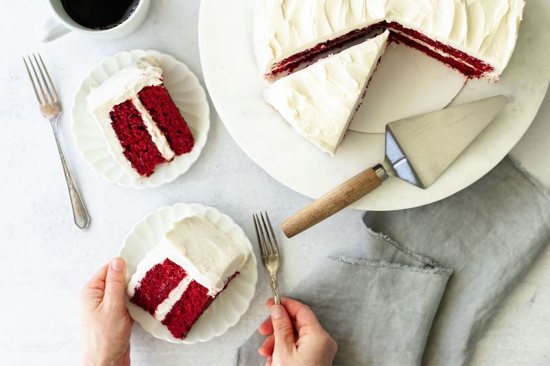 Red Velvet with Cream Cheese Frosting