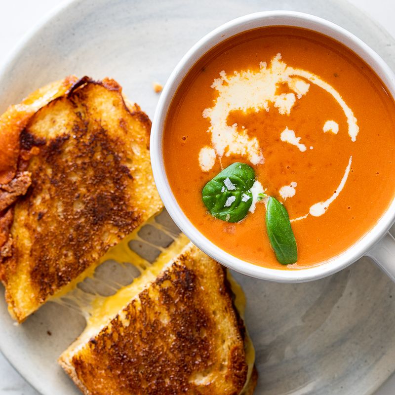 Grilled Cheese & Tomato Soup