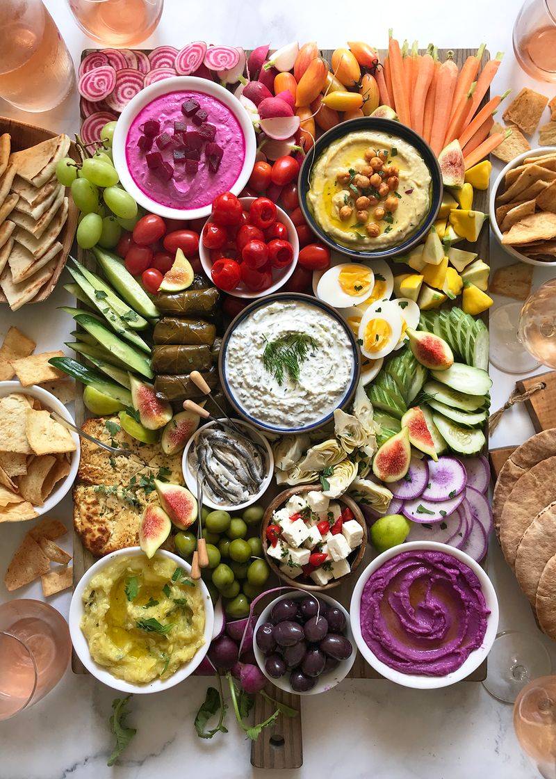 Mediterranean Snack Packs (Hummus, Pita, Veggies)